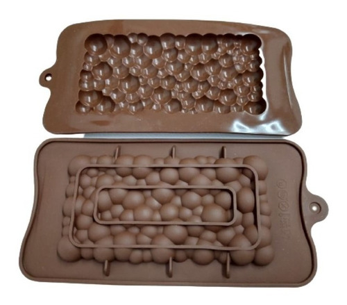 Molde Silicona Tableta Burbujas Para Chocolate /lauacu