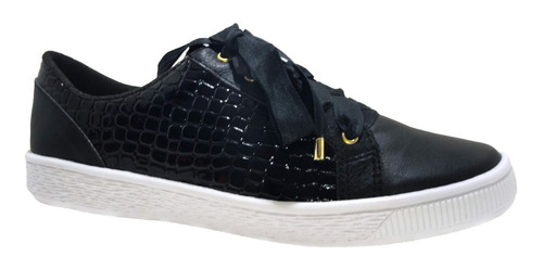 Tenis Sneaker Felipe Rentería Crocco Negro Tallas 23-29mx  