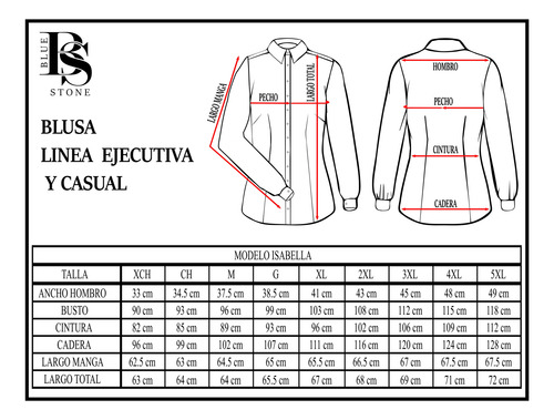 Blusa Mujer Moda Juvenil Modelo Isabella - Blue Stone