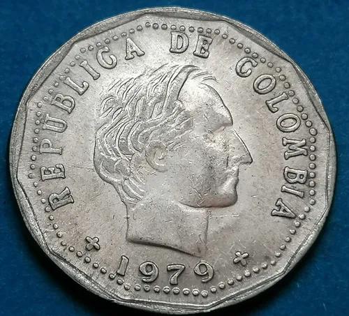 Colombia Moneda 50 Centavos 1979