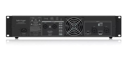 Imagen 5 de 8 de Behringer Nx1000 Potencia Digital Liviana 2 X 300w. Oferta!!