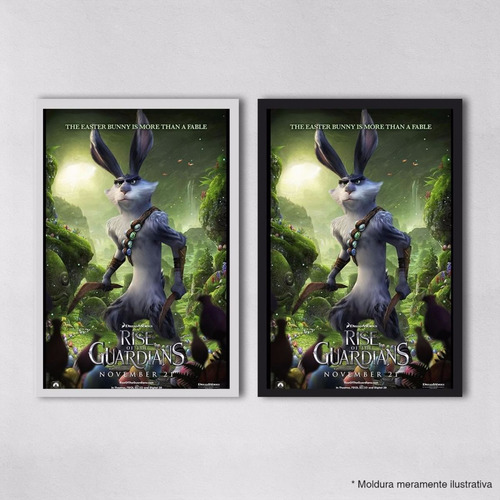 Poster 30x45cm Filmes Animacao A Origem Dos Guardiões Coelho