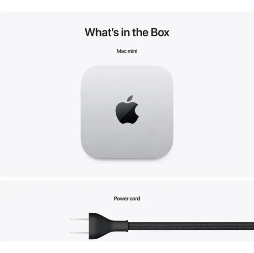 Novo Apple Mac Mini M4 - 16gb Ram - 256gb Ssd - Prateado Novo Apple Mac Mini M4 - 16gb Ram - 256gb Ssd - Prateado