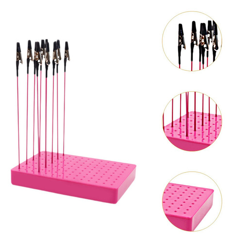 10 Piezas Clips De Pintura De Soporte Clips Rosa 20