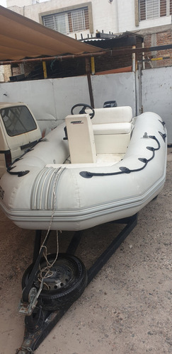 Semirigido Motor 25hp 2 Tiempos Mercury Excelente Estado