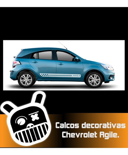Calcos Decorativas Laterales Chevrolet Agile !!