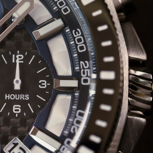 Relógio Bulova Precisionist 98b316 Cronógrafo Prateado Prateado Azul