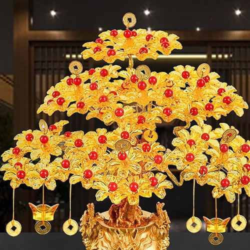 . Bricolaje Árbol De Dinero Feng Shui Riqueza Fortuna