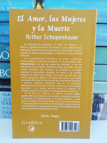 El Amor,las Mujeres Y La Muerte - Arthur Schopenhauer
