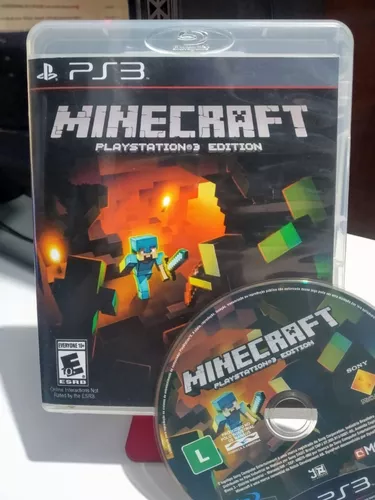 Jogo Minecraft Playstation 3 Ps3 Midia Fisica Disco Usado