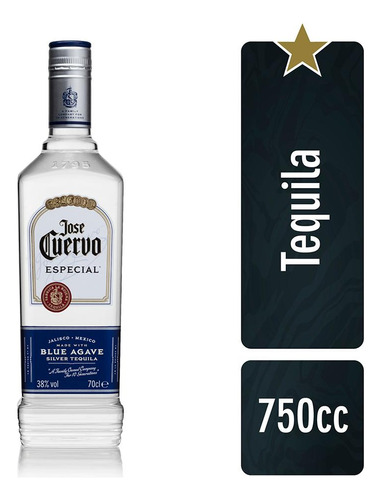 Tequila Jose Cuervo Especial Silver Bot 750 Cc