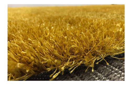 Alfombras Decorativas Mostaza Amarilla Peluda 1.15x1.60mt