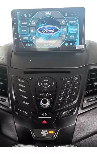 Estéreo de automóvil Bluetooth de un solo Din: Audio de pantalla táctil IPS  de 9 pulgadas con Carplay, Android Auto, MirrorLink, cámara de reversa