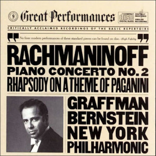 Cd Rachmaninoff | Graffman | Bernestein Piano Concerto 2 #m