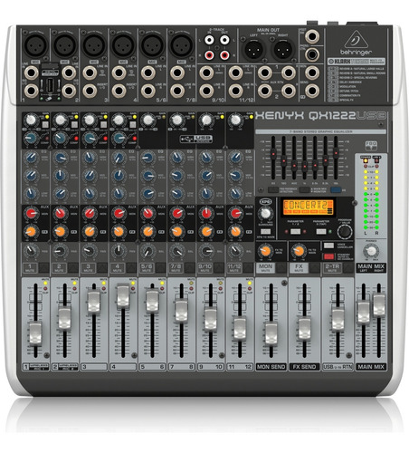 Mixer Behringer Xenyx Qx 1222 Usb - Envios