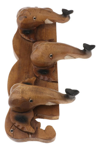 Ganchos Vintage De Madera Con Forma De Animal, Mount Hanger