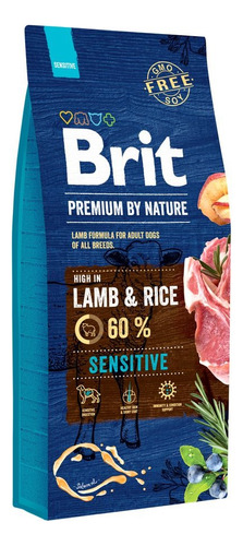 Alimento Europeo Brit Premium Sensitive Lamb (cordero) 15kg