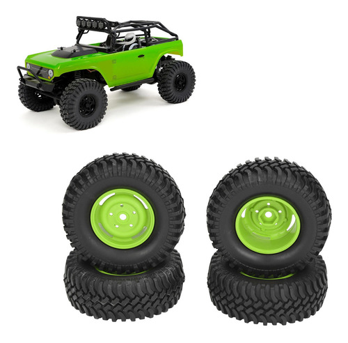 Llantas De Repuesto Rc Tires, 4 Unidades Y Plástico De Cauch