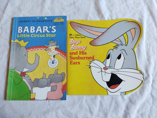 Bugs Bunny A Golden Shape Book Babar's Little Circus Ingles