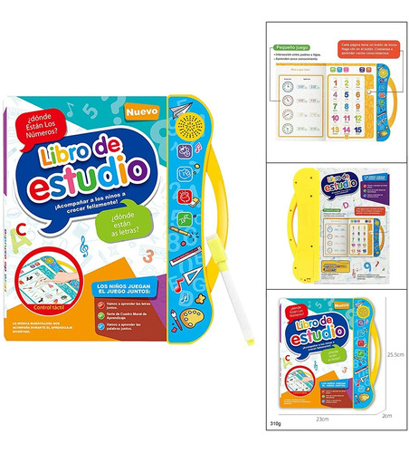 Tooyful Kids English Spanish E-book Educational Toy Reading