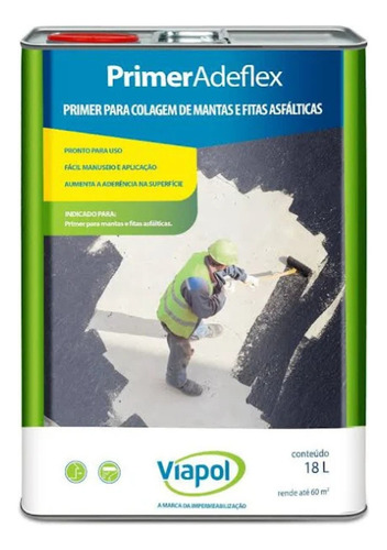Primer Asfáltico Adeflex 18l Viapol