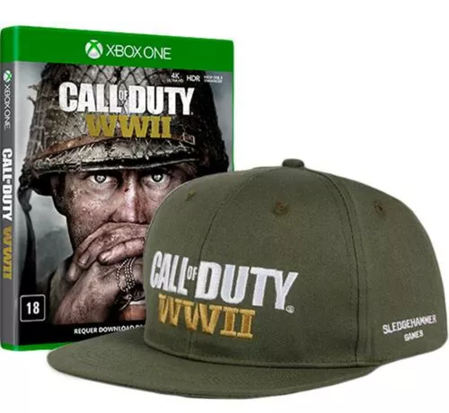 Call Of Duty Wwii Xbox One Mídia Física + Bone Exclusivo