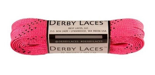 Hot Pink 72 Pulgadas Encerado Skate Lace - Derby Cordones Pa