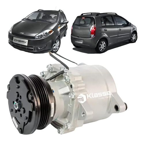 Compressor Do Ar Condicionado Chery Face Rely Relly 1.0 16v