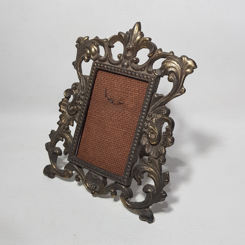 Imagen 1 de 6 de Antiguo Portarretrato Bronce Estilo Francés Mag 59346