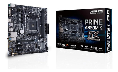 Placa Base Asus Prime A320m-k Am4 Ddr4 Ryzen Athlon Negro (Reacondicionado)