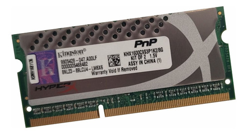 Memoria Hyperx 4gb 12800 Ddr3 Khx1600c9s3p1k2 1600mhz