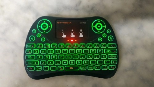 Imagen 9 de 9 de Mini Teclado Inalámbrico Con Mouse Táctil I8s Plus.