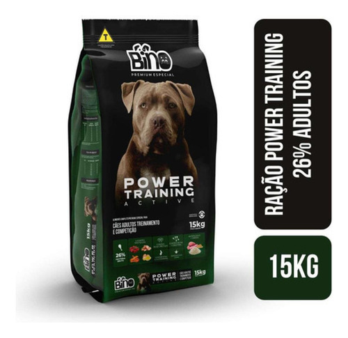 Ração Para Cachorro Com Whey Power Training 26% Adulto 15kg