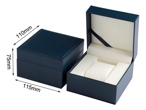 Caja De Almacenamiento De Un Solo Reloj, Estuche Organizador