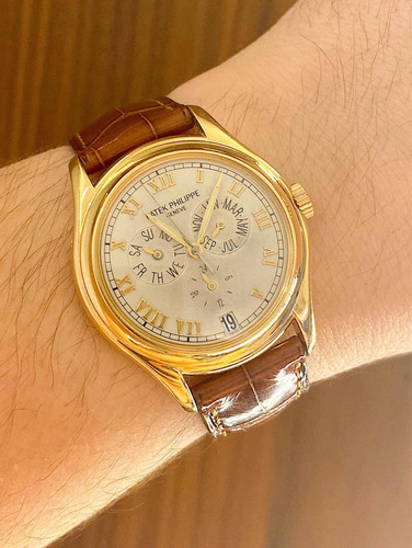 Patek Philippe Annual Calendar De Ouro Rosa ,completo E Raro