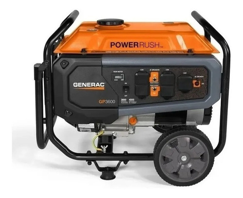 Generador Electrico Gas Planta Luz Portatil 3600w Uso Rudo