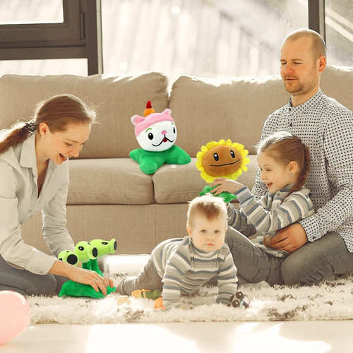 3 Piezas Plants Vs. Zombies,pvz Peluche Regalos