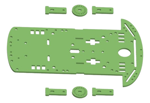 Chasis Para Auto 2wd Solo Partes Plasticas