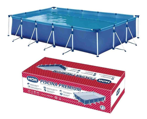 Piscina Retangular 10000 Litros Estruturada Premium Mor