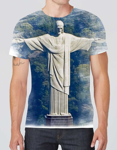 Camiseta Cristo Redentor Estátua Rj Desgaste #15