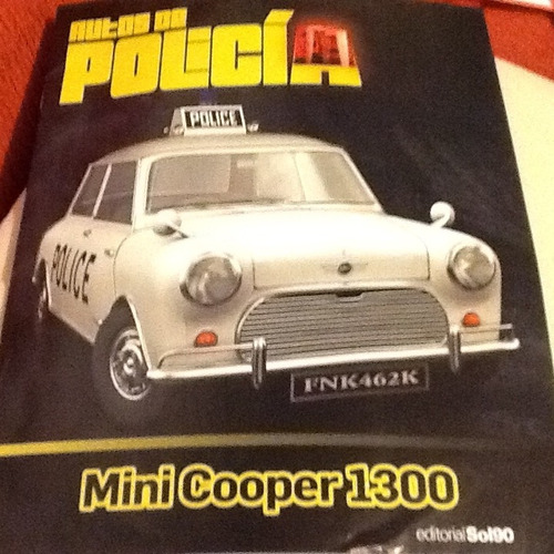 Folleto Autos De Policía Mini Cooper 1300 Editorial Sol90