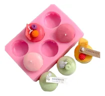Comprar Molde De Silicona Macarons Fondant Porcelana Vela