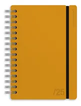 Comprar Agenda 2025 Semanal A5 Vacavaliente Cuero Reciclado Portada Pumpkin Orange Semanal A5 Studio
