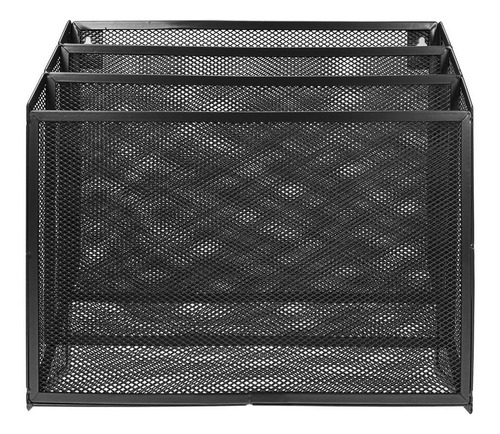 Organizador De Folders De Malla Mesh Negro