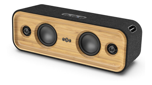 Parlante The House of Marley Bluetooth Get Together 2 JA030SB portátil con bluetooth waterproof negro y marrón