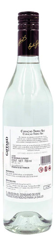 Pack De 4 Licor Giffard Curacao Triple Sec 700 Ml