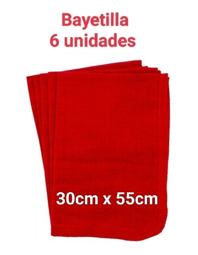 Paño Balletilla Limpieza Automotriz 6 Unidades 50x35 Oferta 