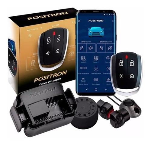 Alarme Automotivo Pósitron Px 360 Bt Universal Bluetooth