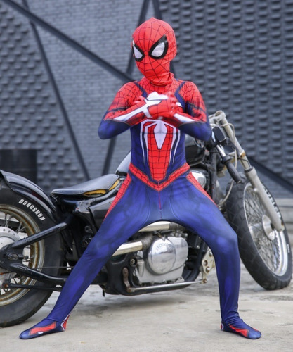 Imagem 2 de 6 de Fantasia Infantil Homem Aranha Playstation Ps4 Vingadores