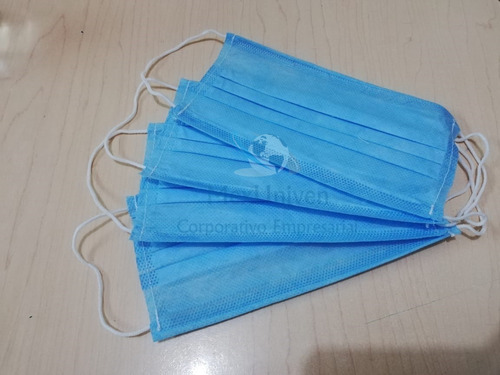 Cubrebocas Tricapa Termosellado Paquete De 100 Pzs.